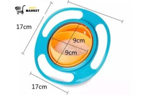 Plato Antivuelco Giratorio Bebé 360°